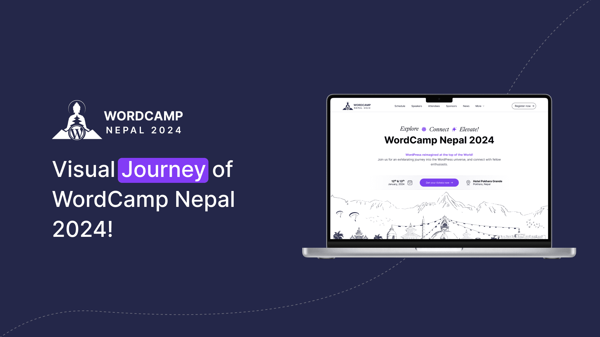 Visual Journey of WordCamp Nepal 2024 | Branding and Visual Identity